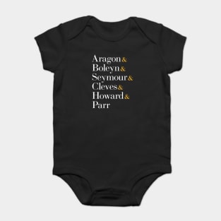 Six the Musical Queens - Ampersand Names Baby Bodysuit